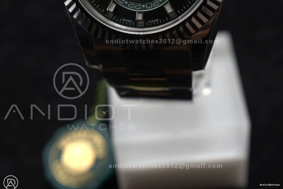 1:1 326934 Best Bracelet A SS 904L Green Upgraded Edition Dial 1090 SS on Sky-Dweller ZF 1230